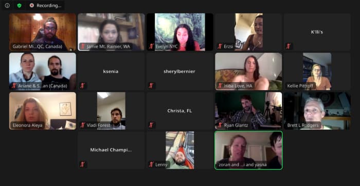 Community Connection Calls on Zoom Ringing Cedars of Russia USA + Canada, Anastasia USA