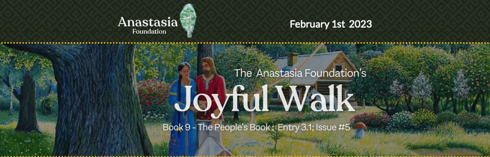 Joyful Walk Bi-Weekly Newsletter Winter Update Entry 3.1 Issue #5